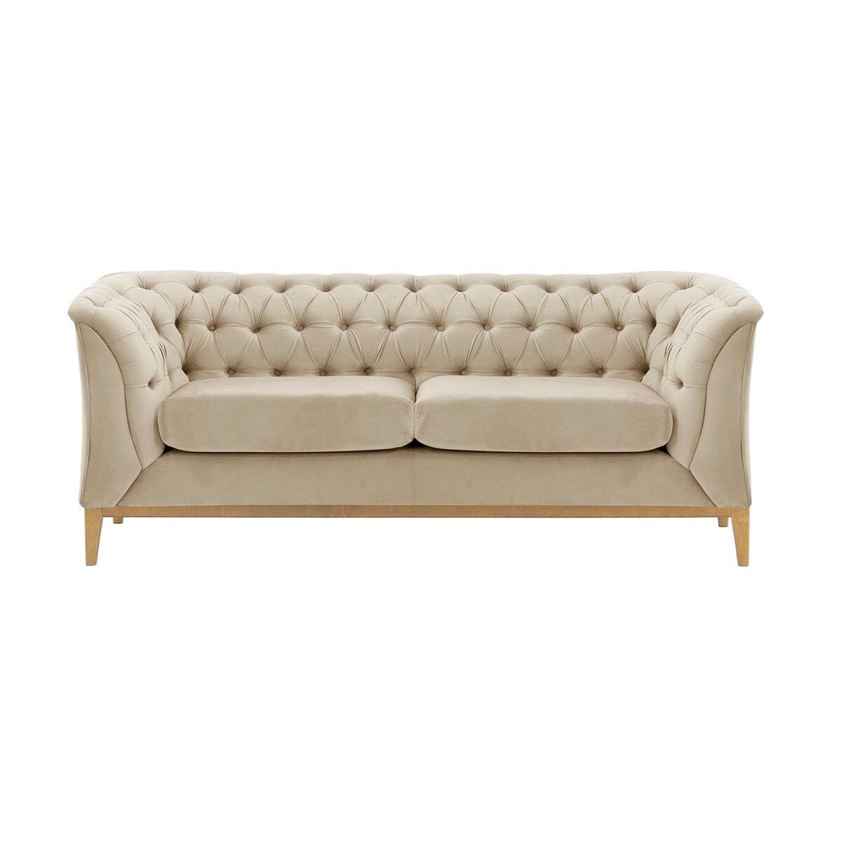 Sofa dwuosobowa Chesterfield Modern Wood-Velluto 2