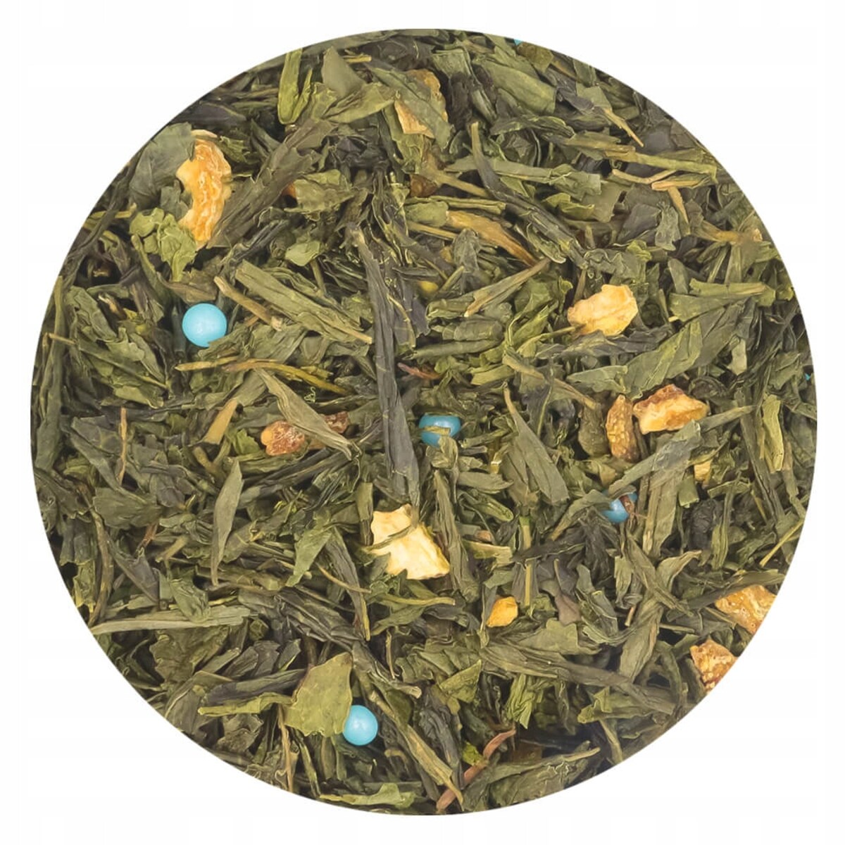 Herbata zielona Holiday Breeze o smaku orzeźwiającego grejpfruta PREMIUM - herbata liściasta sypana mieszanka napar susz - gotowa na prezent upominek