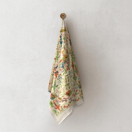 Lniany ręcznik kuchenny - Moyen age