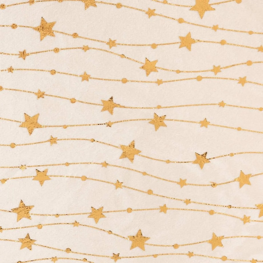 Obrus świąteczny, aksamitny, beżowy 140x360 cm