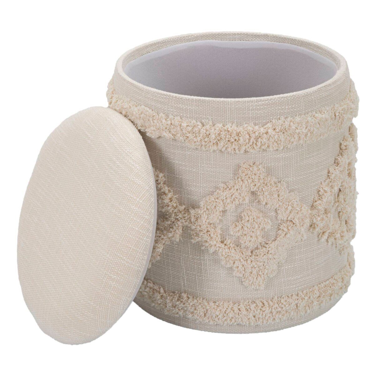 Taboret ze schowkiem, okrągły, Ø 35 cm