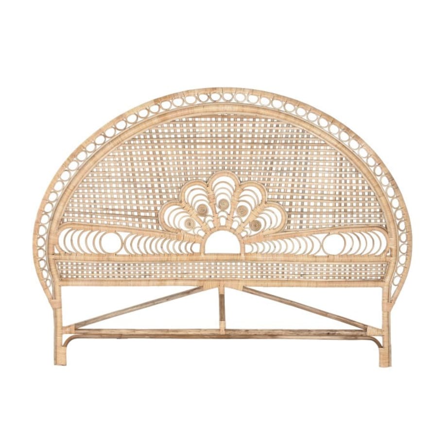 Zagłowek wezgłowie rattanowo-bambusowe 130x175x3 cm RIVA-2