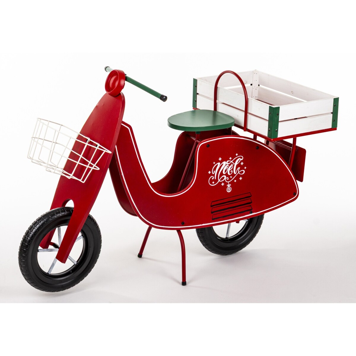 Kwietnik metalowy 75x110x46 cm VESPA czerwona