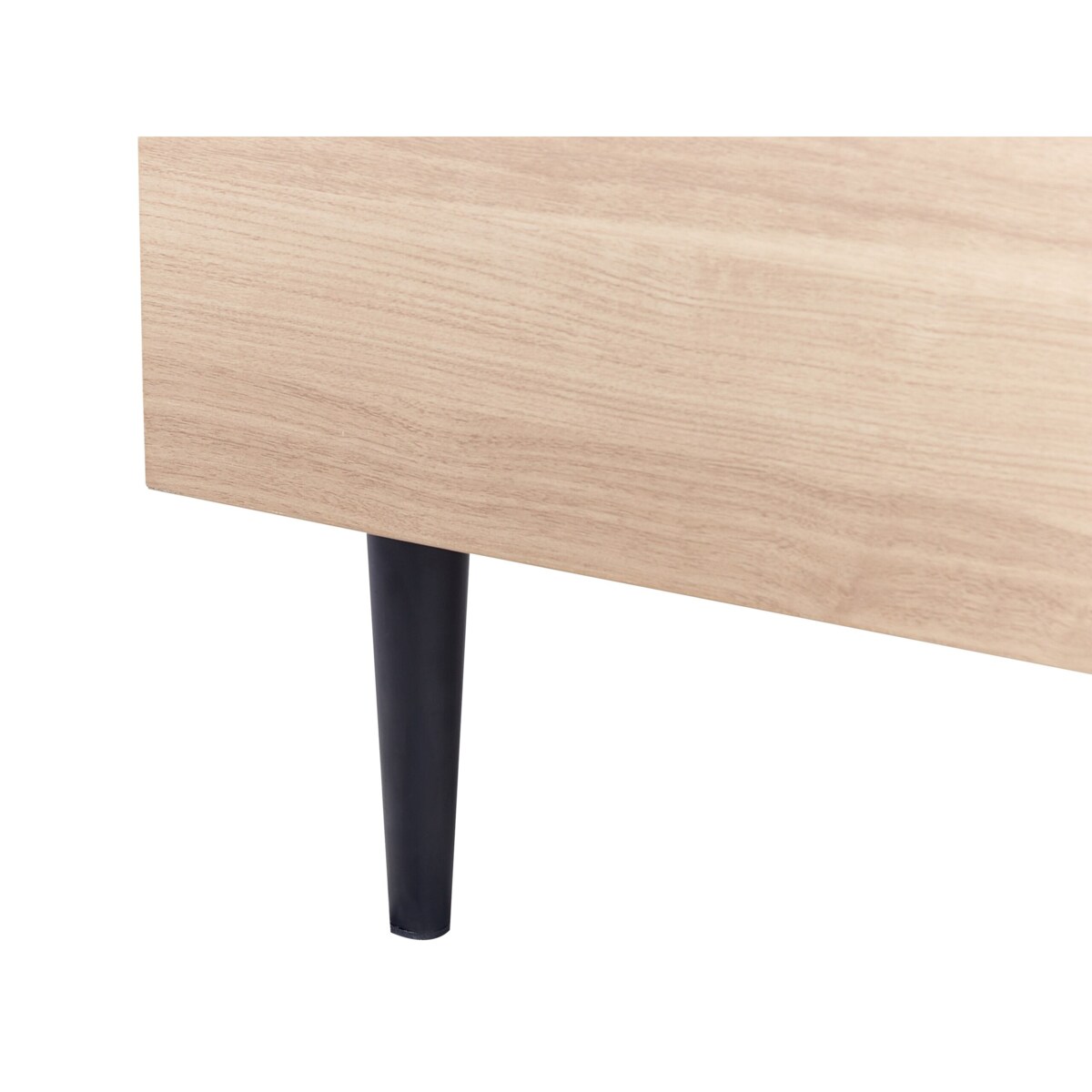 Łóżko tapicerowane 140 x 200 cm białe MILLAY