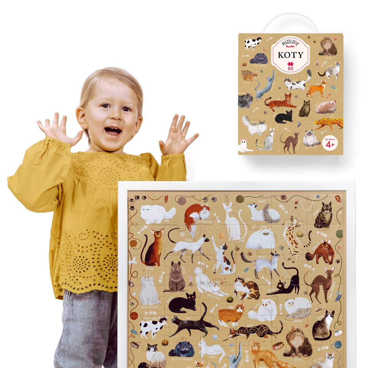 Puzzlove CzuCzu Koty 60 el.