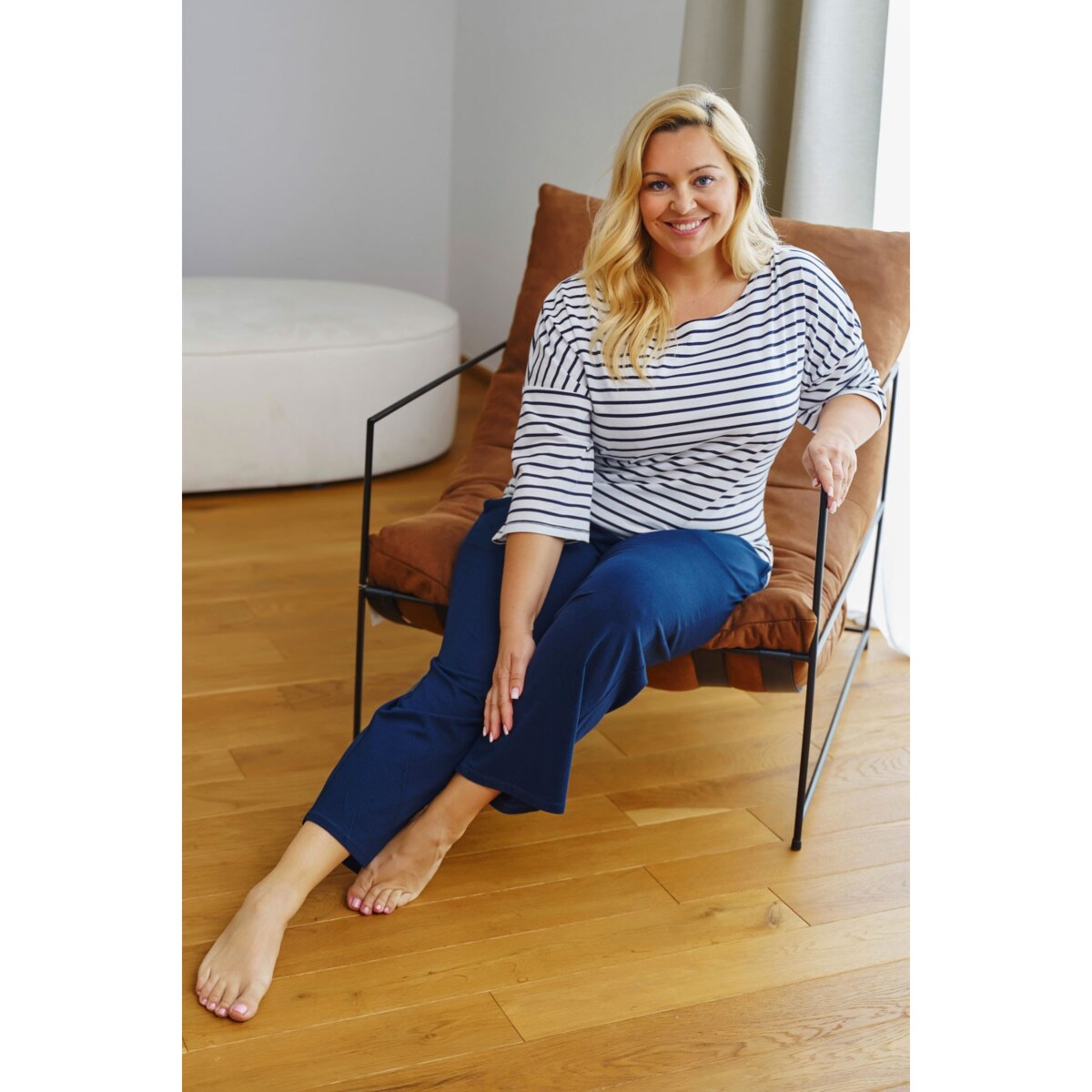 Piżama damska w paseczki