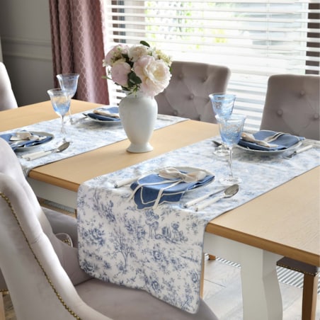 Bieżnik Toile de Jouy Blue 50x150