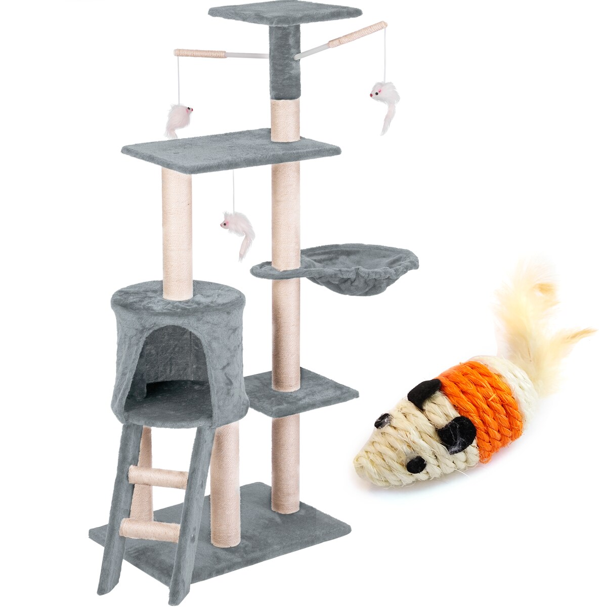 Drapak dla kota domek zabawka legowisko 140cm Pethaus