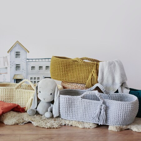 Kosz Mojżesza Happy Moses - Jasnoszary