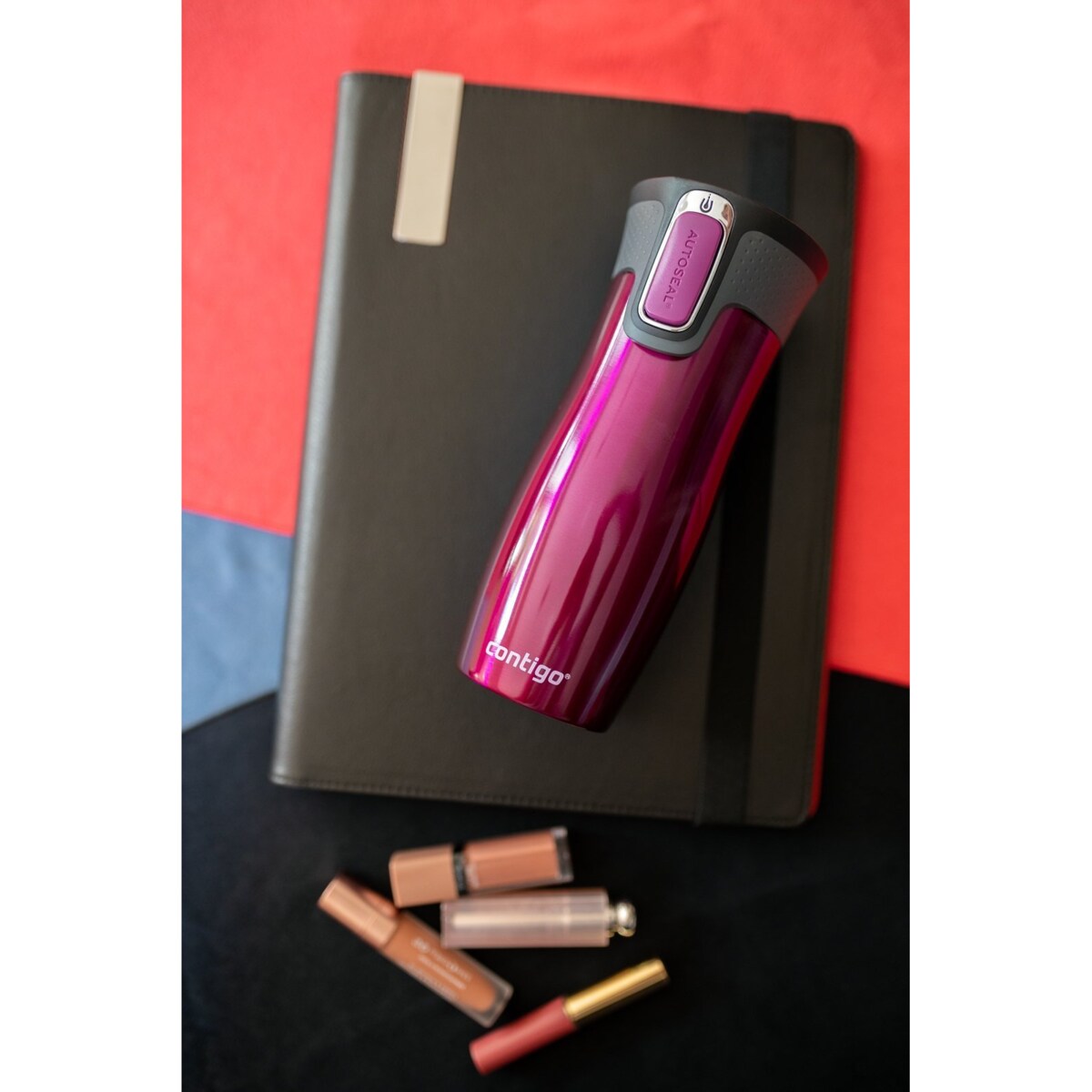 Kubek termiczny Contigo West Loop 2.0 470ml - Koń - Malinowy