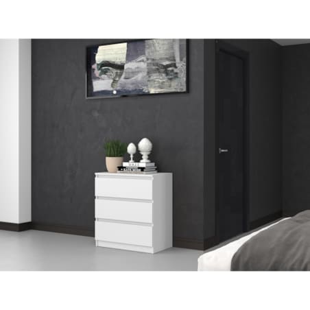 KOMODA SZAFKA 3 SZUFLADY M3 BIEL