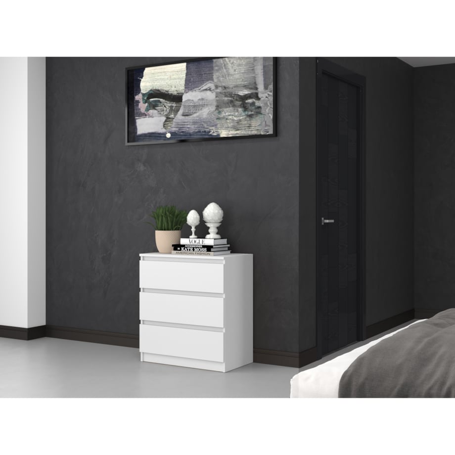 KOMODA SZAFKA 3 SZUFLADY M3 BIEL