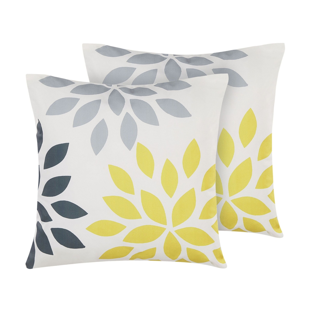 2 poduszki ogrodowe w kwiaty 45 x 45 cm wielokolorowy RIALE