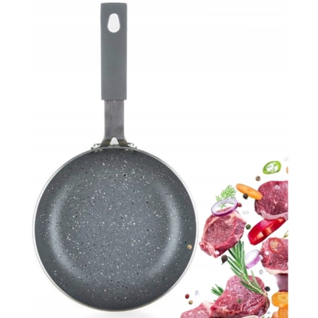 PATELNIA MAŁA 14 cm turystyczna biwak kuchenna patelka GRANITE mini