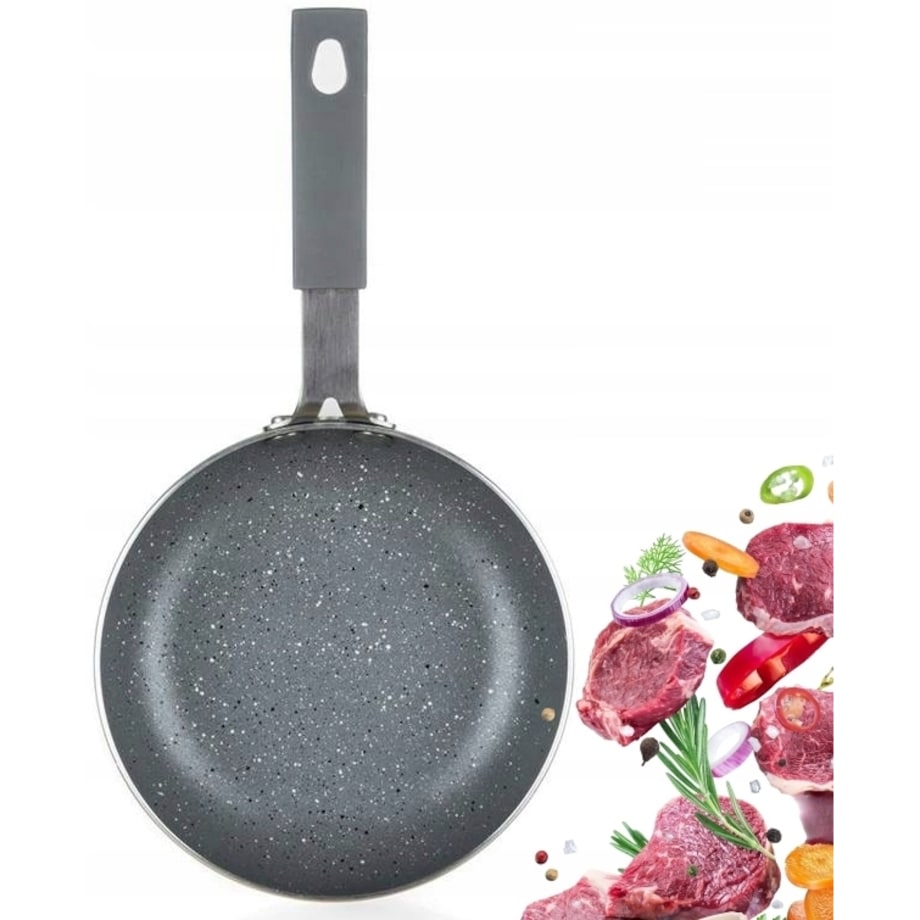 PATELNIA MAŁA 14 cm turystyczna biwak kuchenna patelka GRANITE mini