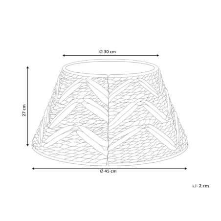 Osłonka pod choinkę Hiacynt wodny Naturalny SAPIN