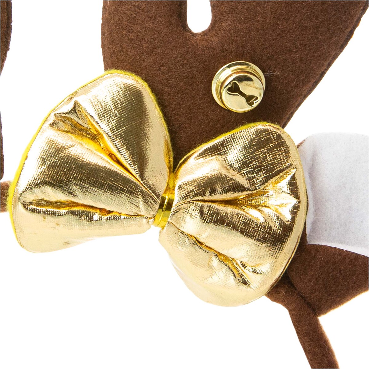 Opaska Na Głowę Rogi Renifera 24X25 Cm Święta Mikołajki Ozdoba Do Włosów Ciemnobrązowe