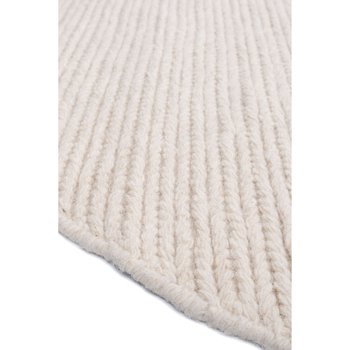 Dywan FIR Wool koło - Kształt: Okrągły, Okrągły: ø160 cm, Kolor: Ivory