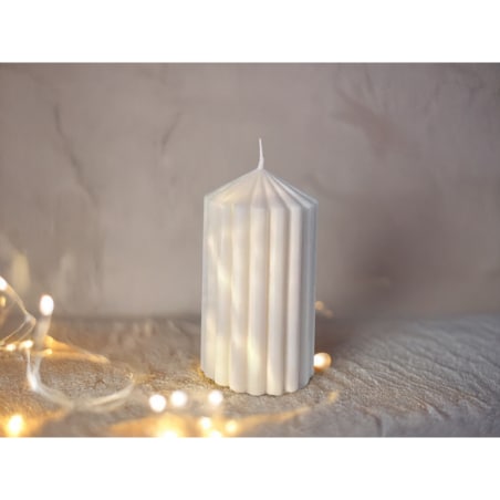 Świeca sojowa dekoracyjna Lamele mała
