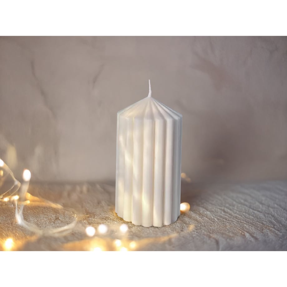 Świeca sojowa dekoracyjna Lamele mała