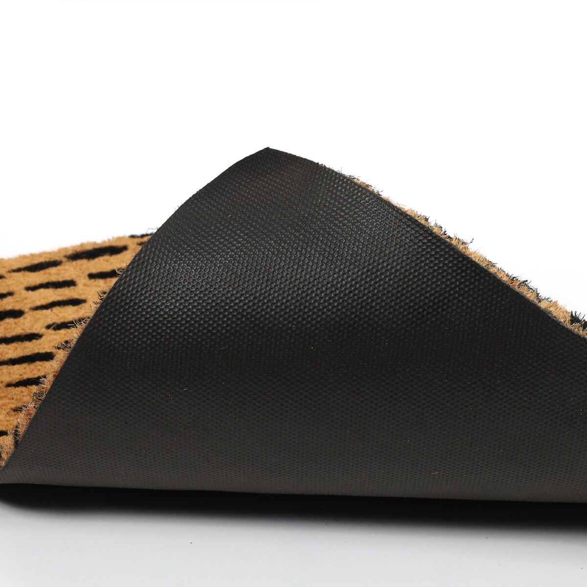 Wzorzysta wycieraczka z włókna kokosowego, 59 x 39 cm