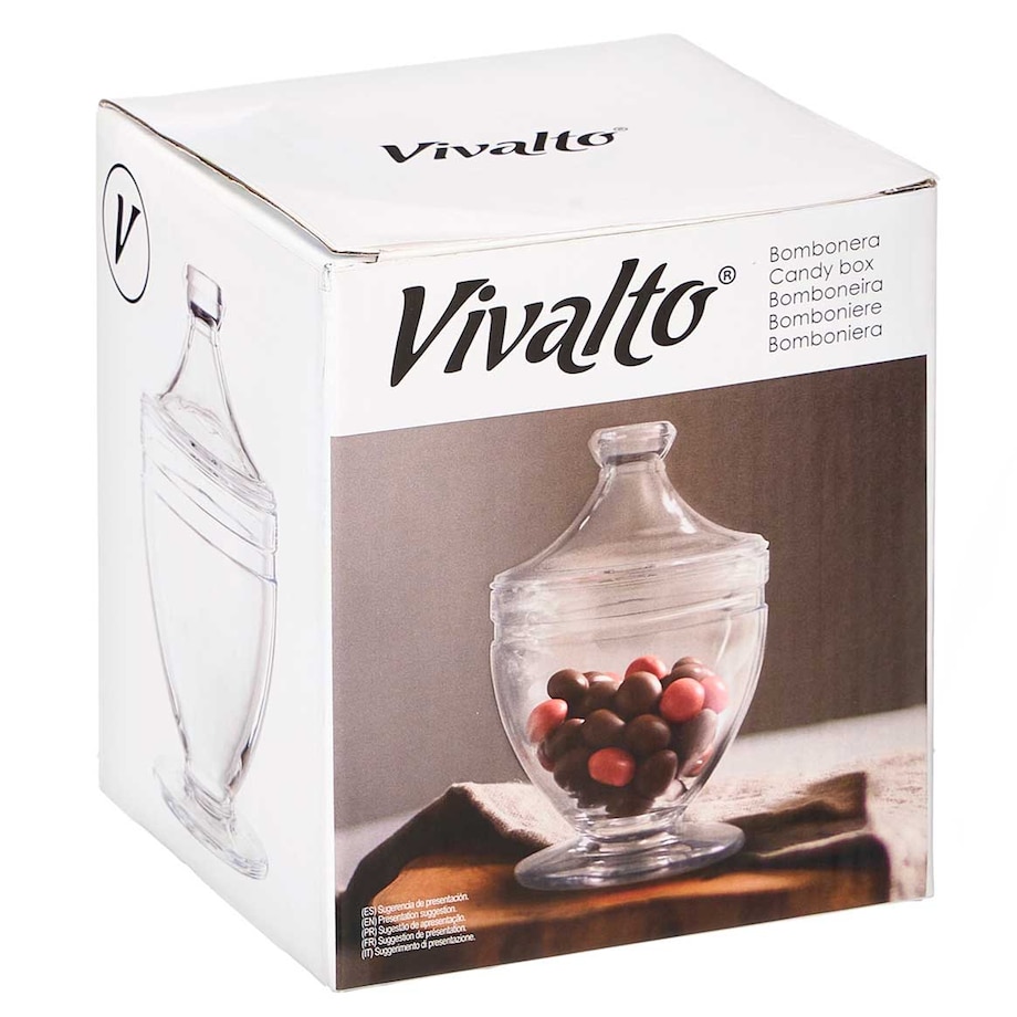 Bomboniera szklana na słodycze VIVO, 750 ml
