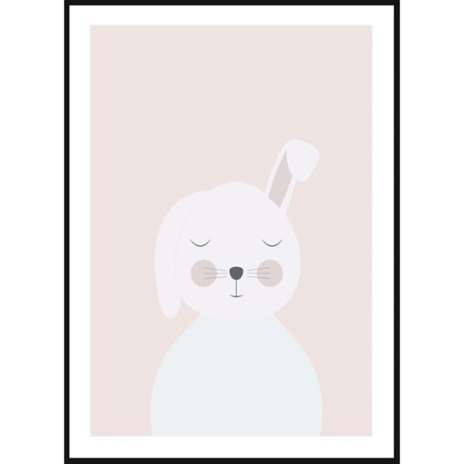 Poster Story, Plakat, Obraz - Śpiący Króliczek, wymiary 70 x 100 cm