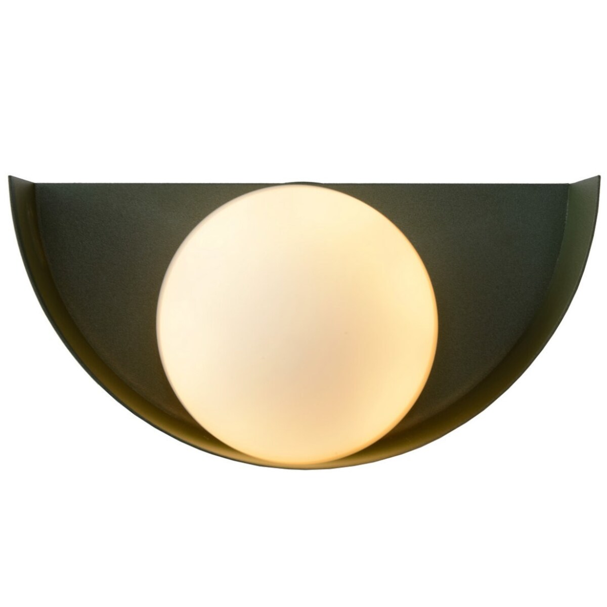 Kinkiet LAMPA ścienna BENNI 45201/01/33 Lucide szklana OPRAWA kula ball zielona biała