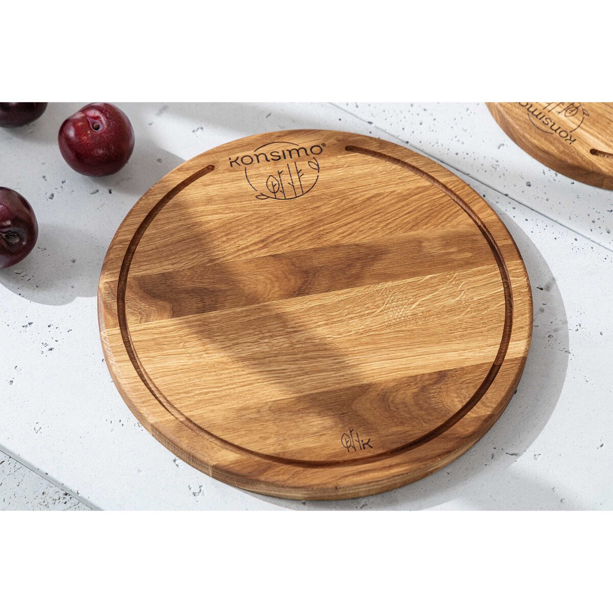 Konsimo LESTE Deska do krojenia (4szt.), drewno dębowe