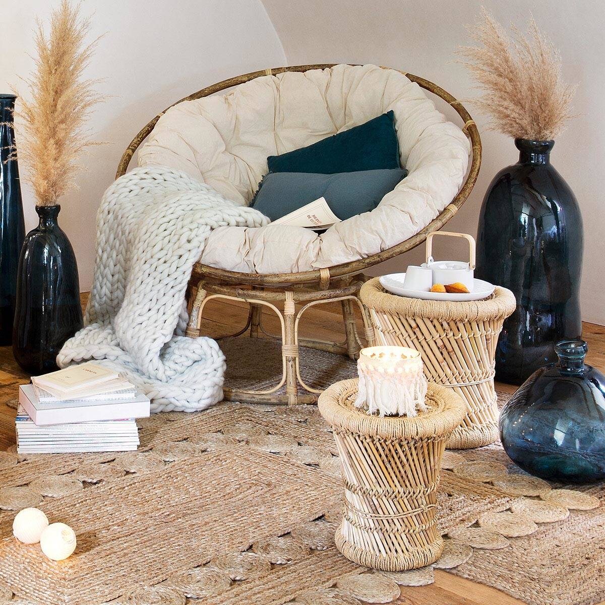 Wazon szklany z recyklingu, 73 cm