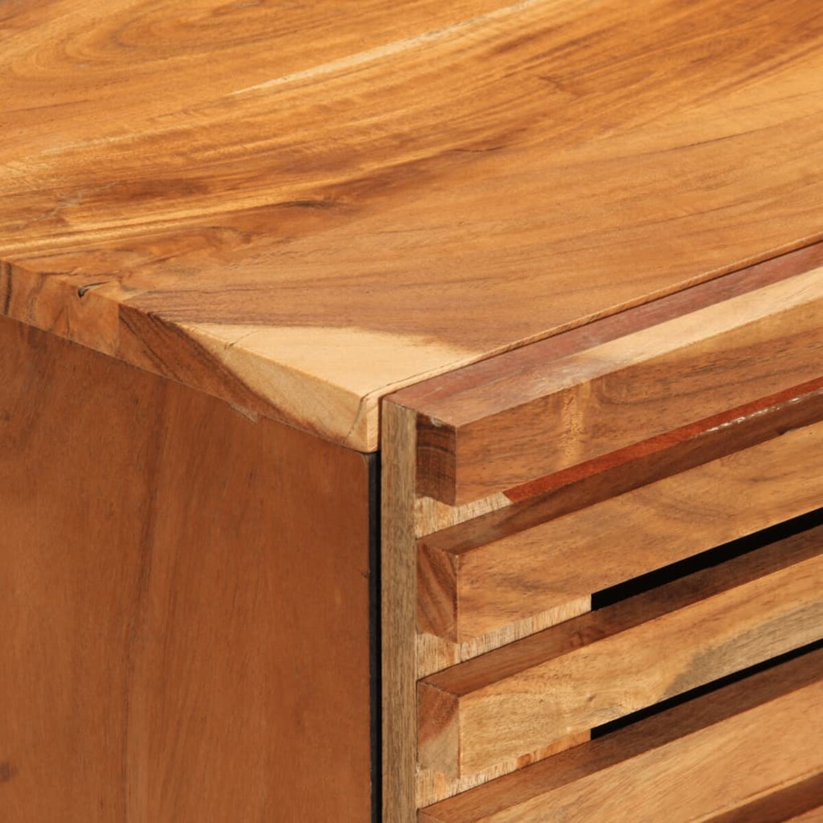 vidaXL Szafka, 60x34x75 cm, lite drewno akacjowe