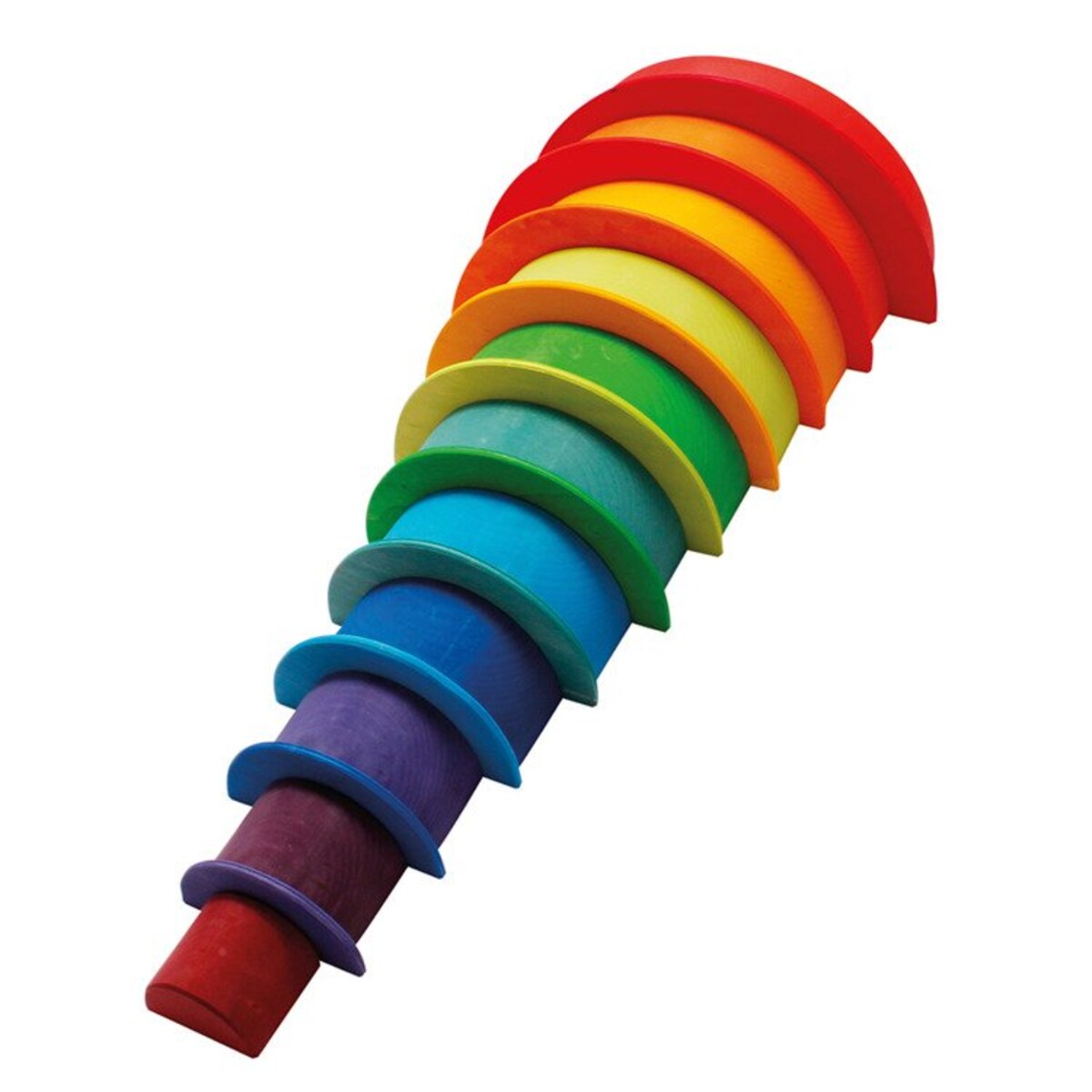 Półokręgi 11 el. dla dzieci - drewniane klocki kolorowe 2+ Grimm's