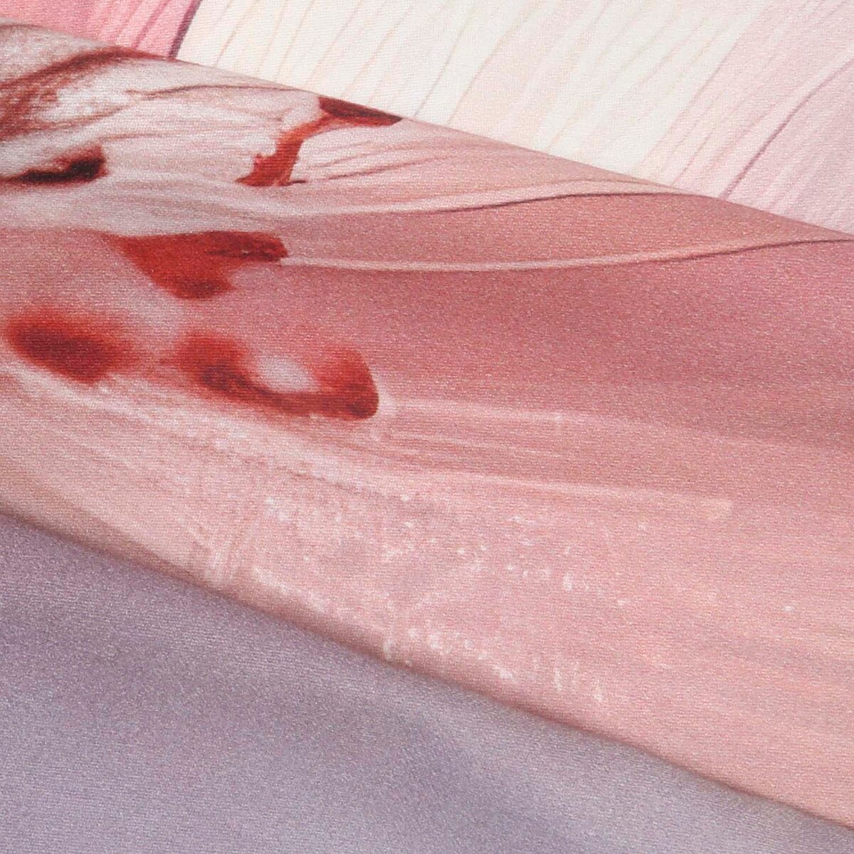 Poszewka satynowa 40x40 Rosabella pastelowe różowe kwiaty, Satynlove Premium