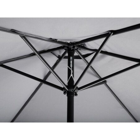 Parasol ogrodowy ⌀ 270 cm ciemnoszary VARESE