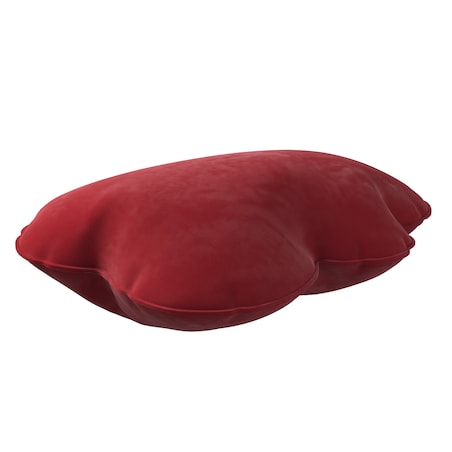 Poduszka Soft Cloud, intensywna czerwień, 55x15x35cm, Posh Velvet