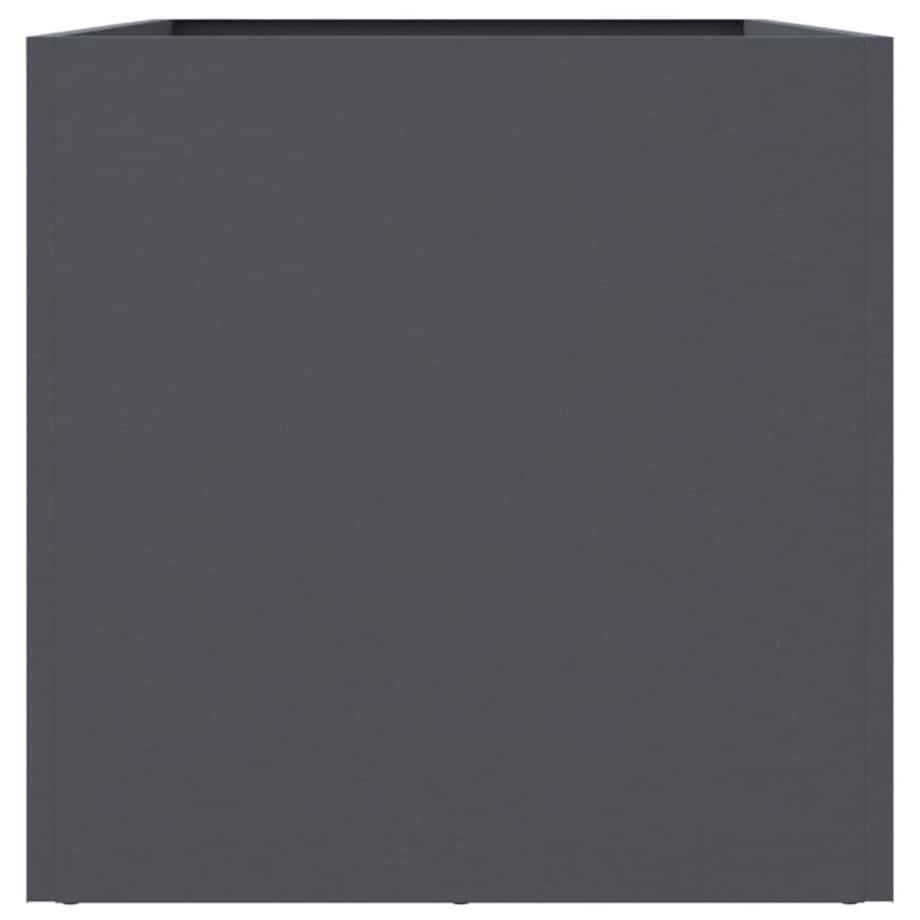 vidaXL Donica, antracytowa, 62x30x29 cm, stal