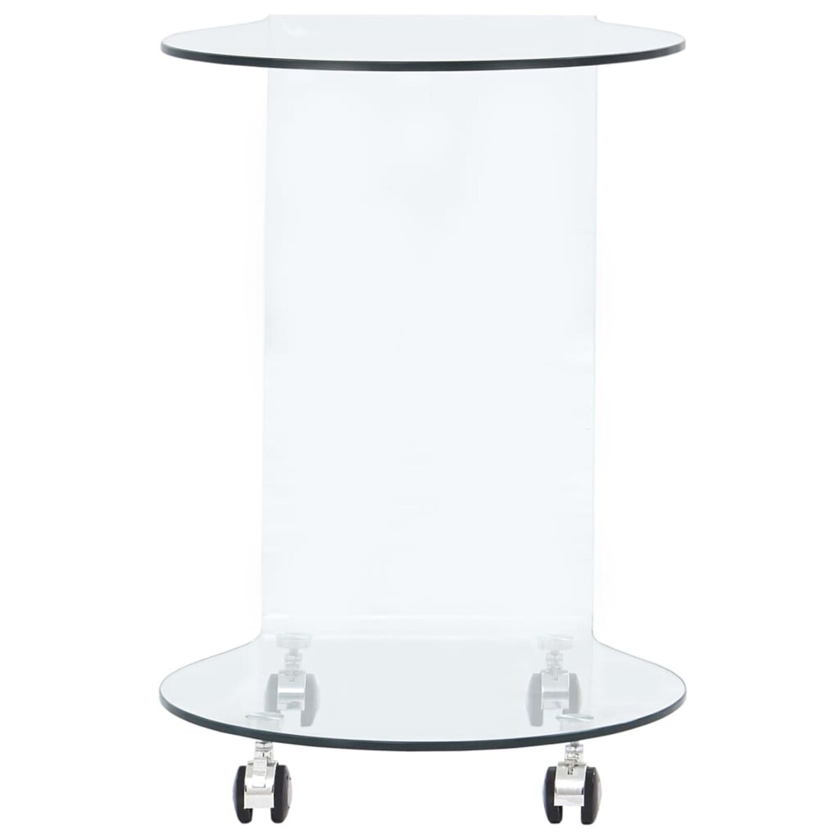 vidaXL Stolik kawowy, 45 x 40 x 58 cm, szkło hartowane