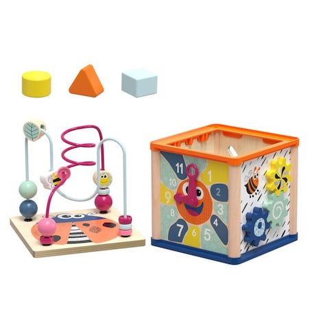 Kostka edukacyjna dla niemowląt z sorterem i labiryntem 12 mies.+ Top Bright