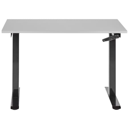 Biurko regulowane Manualny 120 x 72 cm Jasnoszary DESTINES Różne rozmiary