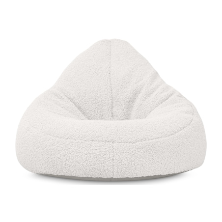 KONSIMO COSMO puf typu worek w kolorze białym