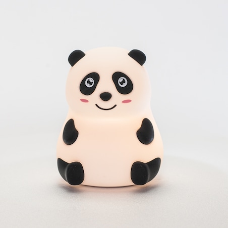 Innogio GIOpanda silikonowa lampka nocna dotykowa dla dzieci LED 8 kolorów ładowana