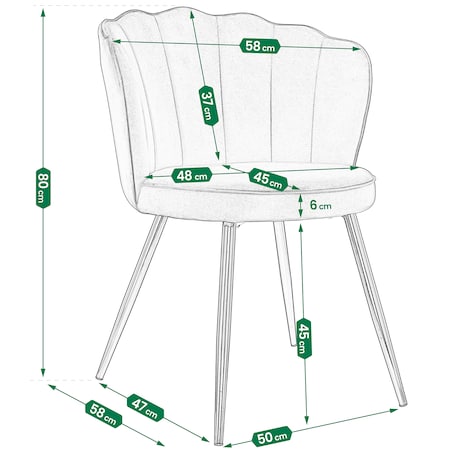 Krzesło różowe FIORE