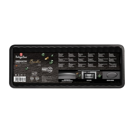 Karbowana forma blacha do pieczenia 31.5x12cm BERLINGER HAUS Emerald