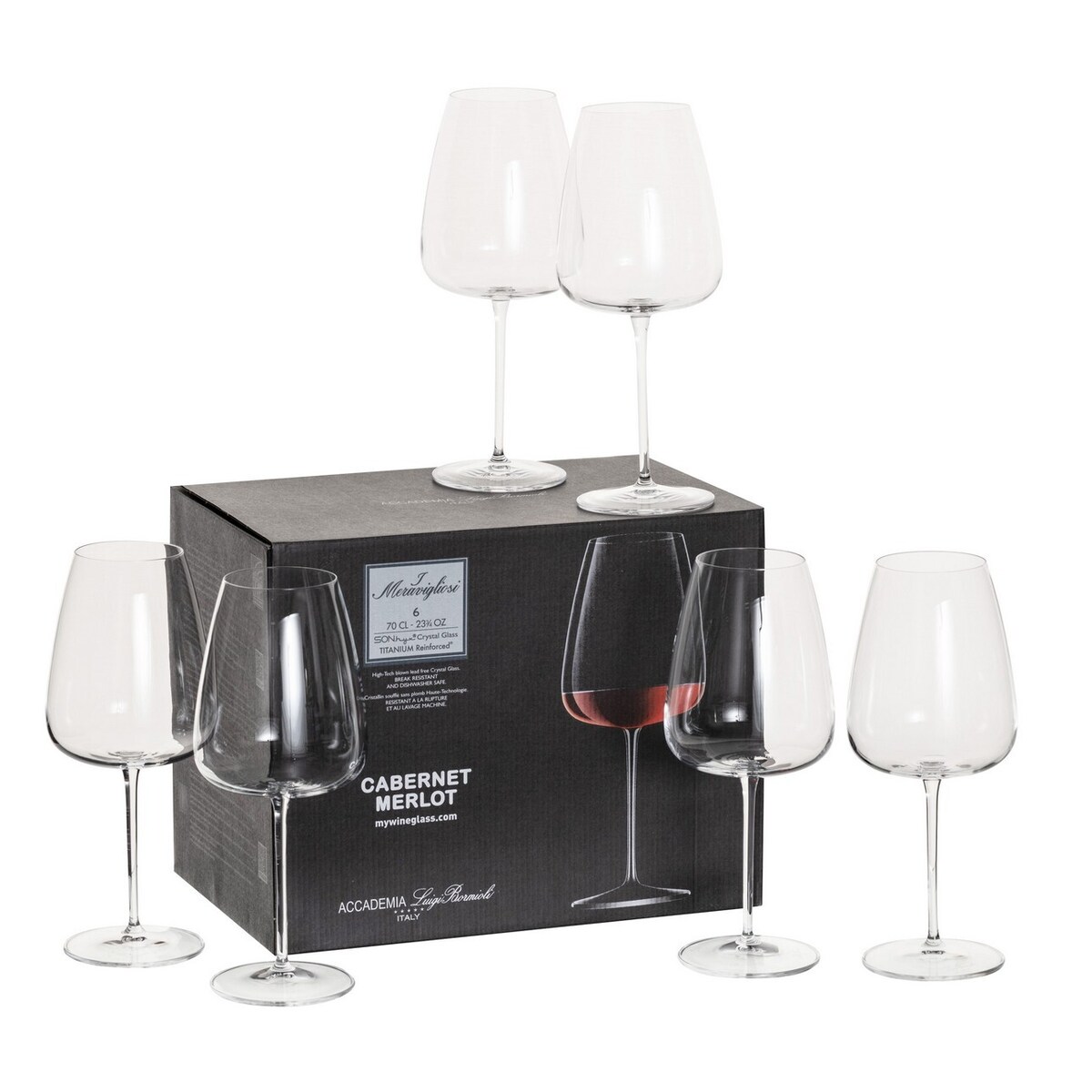 Kieliszki do wina Gioco 6szt. 700ml, 6,5 x 8,5 x 24,3 cm