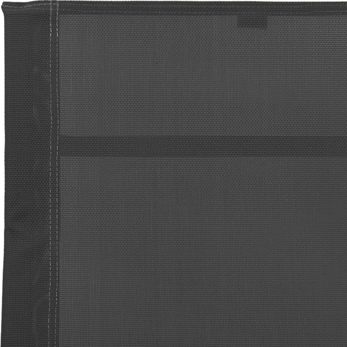 vidaXL Leżak, stal i tworzywo textilene, czarny