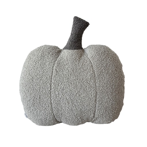 Poduszka jesienna Dynia boucle szara