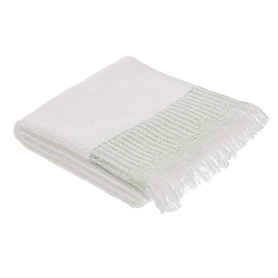 Zestaw ręczników Trevor 3szt. white green, 50 x 100 / 70 x 140 cm