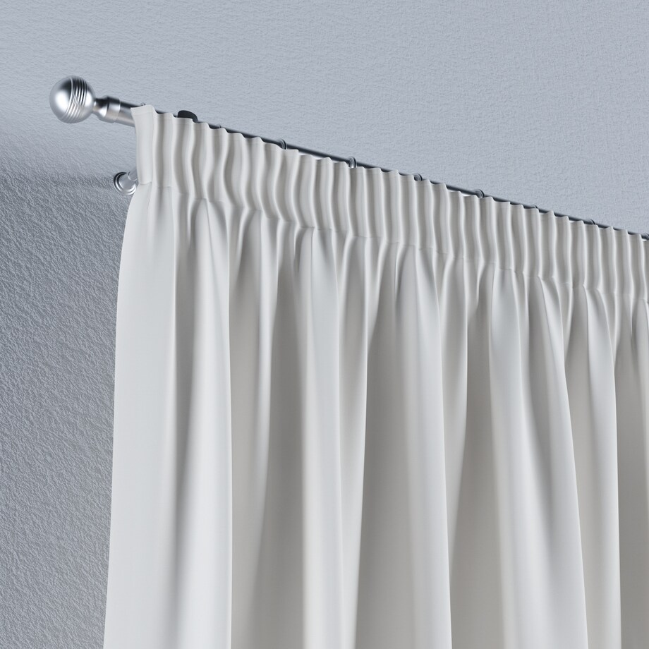 Zasłona na taśmie marszczącej 1 szt. 130x260 satynowa biel