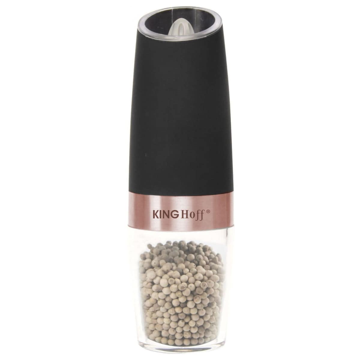 Młynek elektryczny grawitacyjny do soli i pieprzu KINGHOFF