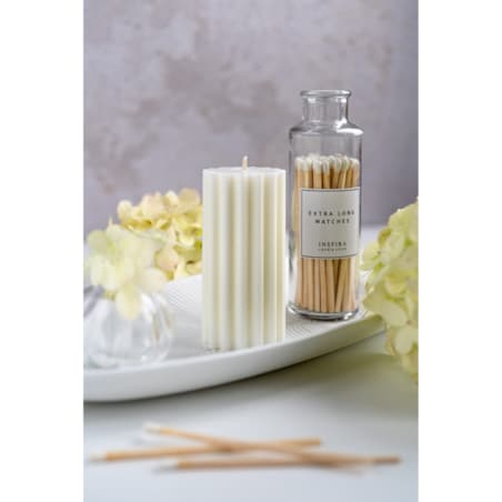 Świeca sojowa geometryczna Lines, 160 g, INSPIRA